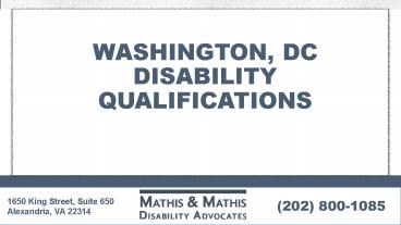 ARE YOU ELIGIBLE FOR SOCIAL SECURITY DISABILITY BENEFITS? (1)