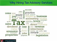 Why Hiring Tax Advisory Services