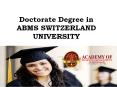Doctorate Degree in ABMS SWITZERLAND UNIVERSITY PowerPoint PPT Presentation