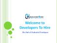 Developers To Hire - The Hub of Dedicated Developers PowerPoint PPT Presentation