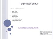 Facility Management Company- Specialist Group