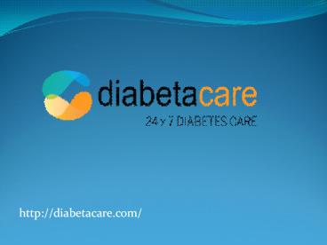 Diabetes Diet Management - Diabetacare