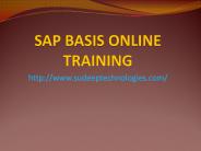 sap basis training online in USA|India