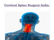 Cervical Spine Surgery Cost in India