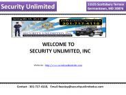 Special Event Security Maryland