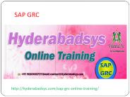 The best SAP GRC Online Training in USA, UK, Canada.