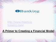 Way to Create best FInancial Model through iBanking Training