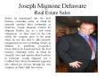 Joseph Mignone Delaware - Real Estate Sales PowerPoint PPT Presentation
