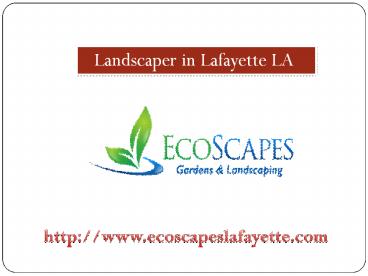 Irrigation Installation in Lafayette LA