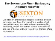 Bankruptcy attorney knoxville