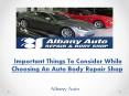 4 Important Things To Consider While Choosing An Auto Body Repair Shop PowerPoint PPT Presentation