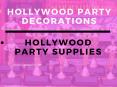 Hollywood party decorations PowerPoint PPT Presentation