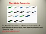 Fiber Optic Connector