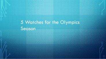 Sports Watches, Automatic Watches