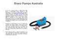 Bravo Pumps Australia PowerPoint PPT Presentation