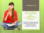 Business Assignment Help 
