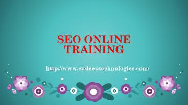seo online training in hyderabad