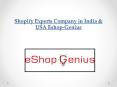 Shopify and Ecommerce Website Development Company INDIA & USA PowerPoint PPT Presentation