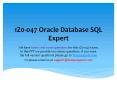 1Z0-047 dumps: Oracle Database SQL Expert exam PowerPoint PPT Presentation