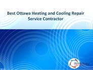 Best Ottawa Heating and Cooling Repair Service Contractor