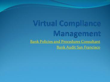 Compliance Consulting California