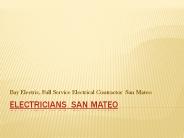 Electricians,Electrical Contractors San Mateo