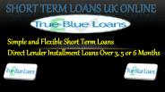 Short Term Loans UK Online
