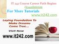 IT 242 Course Career Path Begins it242dotcom PowerPoint PPT Presentation