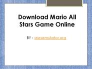 Free snes roms download