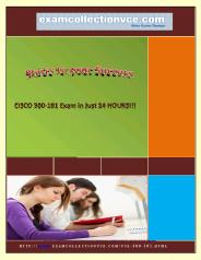 Examcollection 300-101 Braindumps