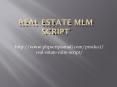 Real Estate MLM Script PowerPoint PPT Presentation