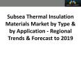 Subsea Thermal Insulation Material Market worth $142.30 Million by 2019 (1) PowerPoint PPT Presentation