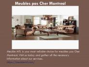 Meubles pas Cher Montreal