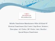Control Transformer Manufacturers (2)