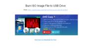 burn ISO image file to USB drive