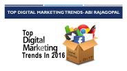 Top Digital Marketing Trends- Abi Rajagopal