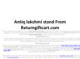 Antiq lakshmi stand From Returngiftcart.com PowerPoint PPT Presentation