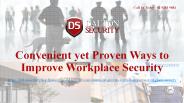 Convenient yet Proven Ways to Improve Workplace Security
