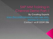 SAP MM Training in Chennai