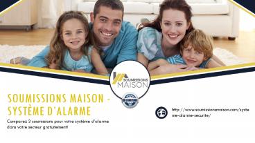 Comparer les prix pour installation de système d’alarme avec Soumissions Maison
