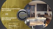 Refacing d'armoires de cuisine par Cuisines MDM