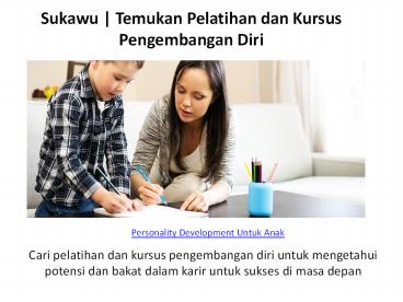 Sukawu | Temukan Pelatihan dan Kursus Pengembangan Diri
