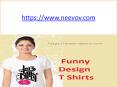 Women Funny Graphic Design Red Colour Tee Shirts PowerPoint PPT Presentation