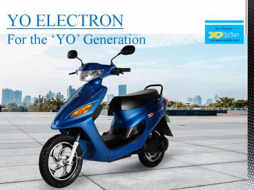 YO ELECTRON – eBike for the YO generation