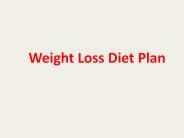 Indian Diet Chart for Weight Loss