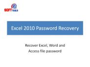 Excel 2010 Password Recovery PowerPoint PPT Presentation