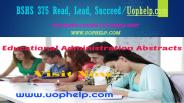BSHS 375 Read, Lead, Succeed/Uophelpdotcom