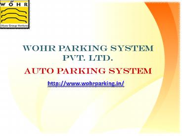 car parking system