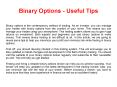 Binary Options - Useful Tips PowerPoint PPT Presentation