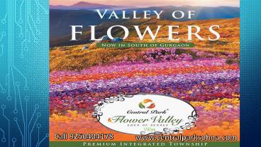 Central Park Flower Valley Villas